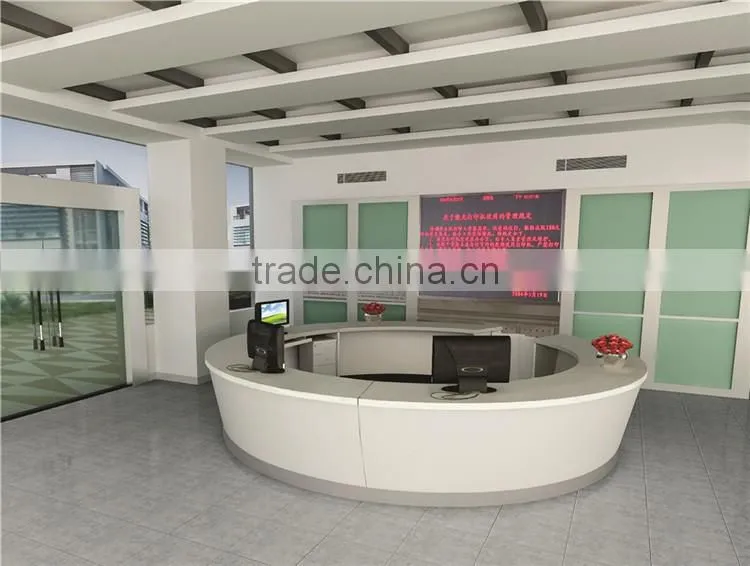 Curve prefab reception desk MQ7D21