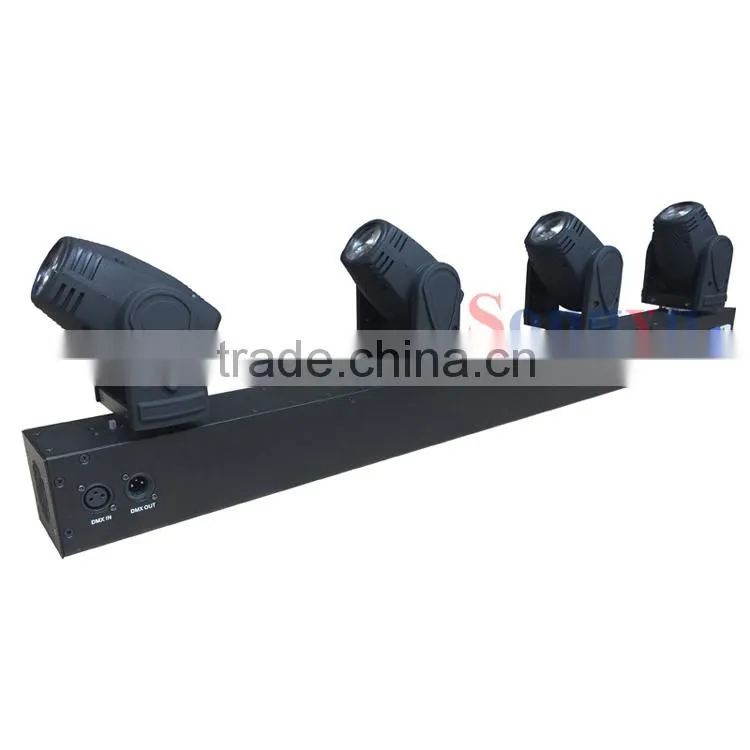 4 heads rgbw beam aura led mini moving head beam lights