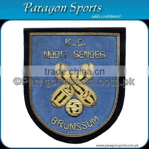 Handmade Bullion Wire & thread blazer badge