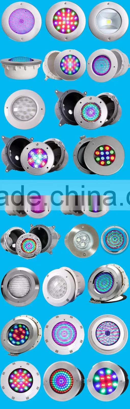 3W multi color IP68 stainless steel LED underwater light