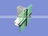 90 minutes fire proof thermal break glass doors windows