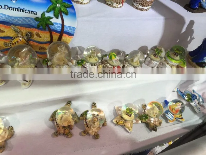 polyresin dolphin snow globe item