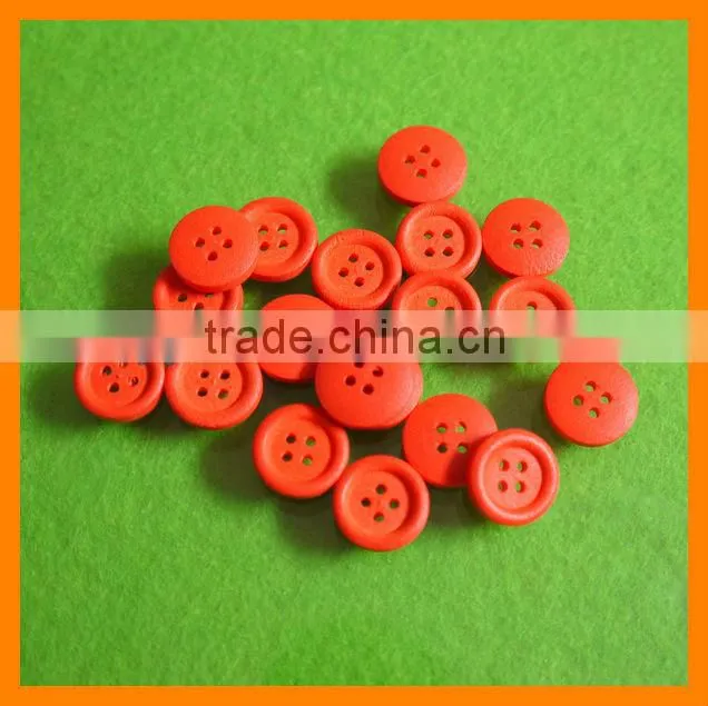 New Design Hot Sale Round Wood Button