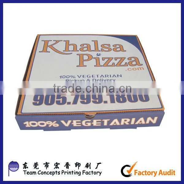 2014 Italy new style pizza boxes with logo