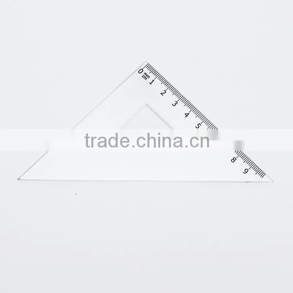 Hot Sale High Quality 20cm Geometric Plastic Ruler Triangle Protractor Set