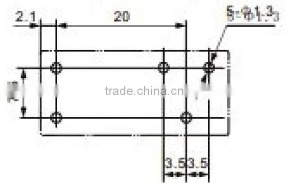 JQX-14F pcb relay 10A16A 5A Silver alloy 0.4W 240VAC/30VDC pcb mounting relay