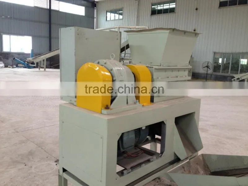 output size 5mm to 20mm Double shaft wood /plastic /metal shredder machine