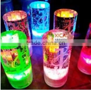 rechargable battery operated wedding party night club bar glowing light up round mini fashionable led crystal table lamp