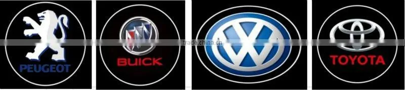 newest Car led Ghost shadow light-hottest design car logo led light