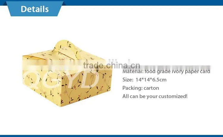 manufacturer custom wedding cake box design