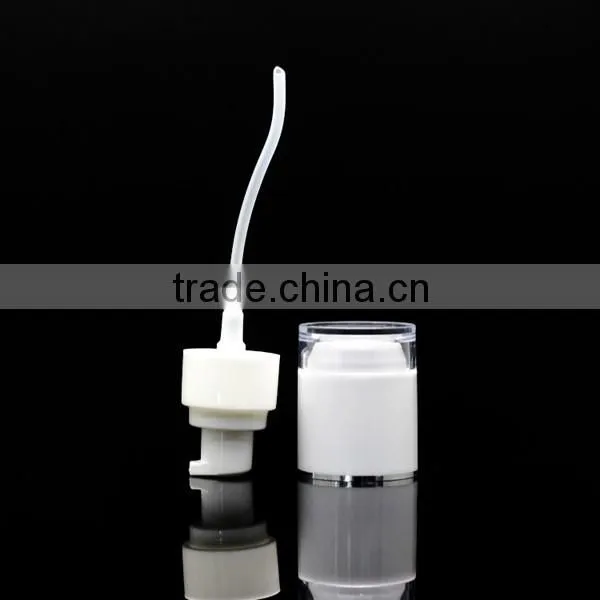 high quality cosmetic glass container with white cap