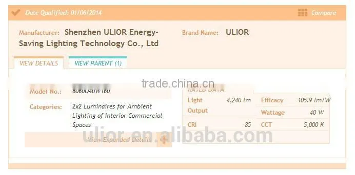 DLC-164 Widely use in commercial office dlc led panel lights, recessed led panel light, integrated led panel light 600 600