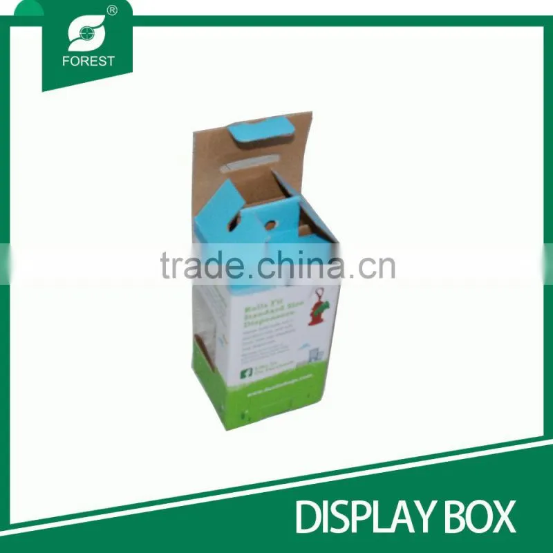 SMALL SIZE NEW STYLE CORRUGATED DISPLAY BOXES FOR PACKING DOODIE BAGS WITH PANTONE COLORS