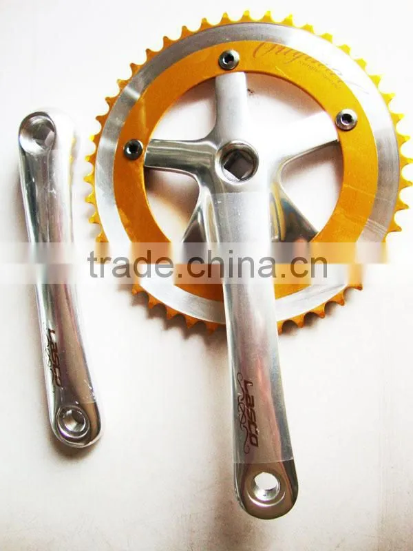 Alloy cranksets alloy chainwheel bicycle chainwheel and crank