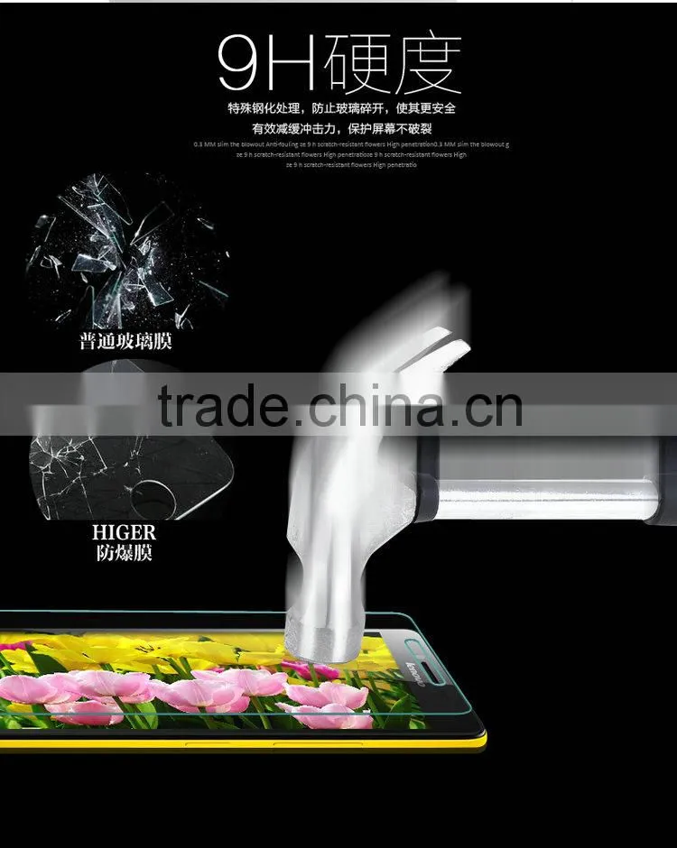 Color Tempered Glass Screen Protector For Lenove K4 Tempered Laminated Glass Film