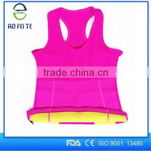 Women Neoprene Sliming Vest Hot Shaper Bra Shirt Stretch Slim Underwear Training