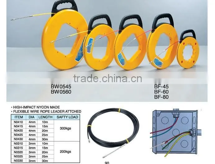 Alibaba China Hand Wire Fish Tape With Reel