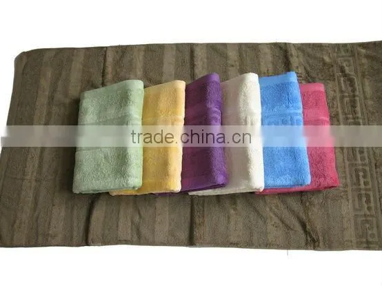 microfiber solid satin jacquard bath towel
