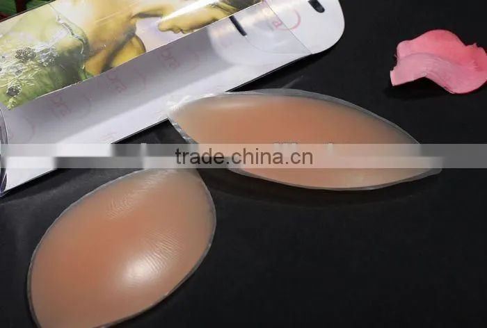 sexy three types silicone breast inserts