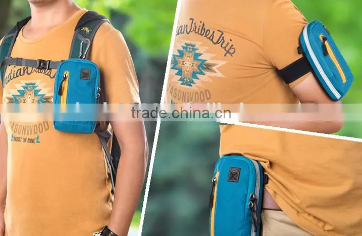 2015 Outdoor Nylon Sport Armband, Lightweight Running Bag