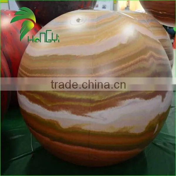 Promotion Colorful Inflatable Led Advertising Planet Balloon / Inflatable Helium Balloon With Light For Sale