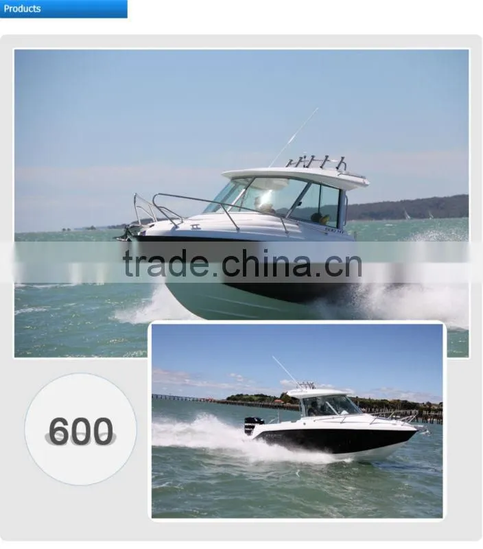6m Fishing Boat with outboard engine (600 Hard Top Fisherman)