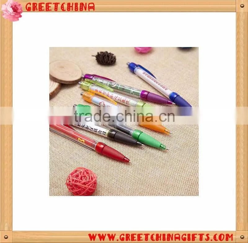Promotional Pulling Picture Retractable Banner Ballpoint Pen With OEM Service