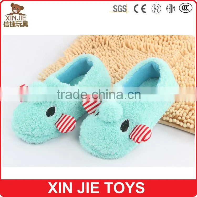 children winter indoor slipper cheap plush animal slipper 2015 hot selling kids plush slippers