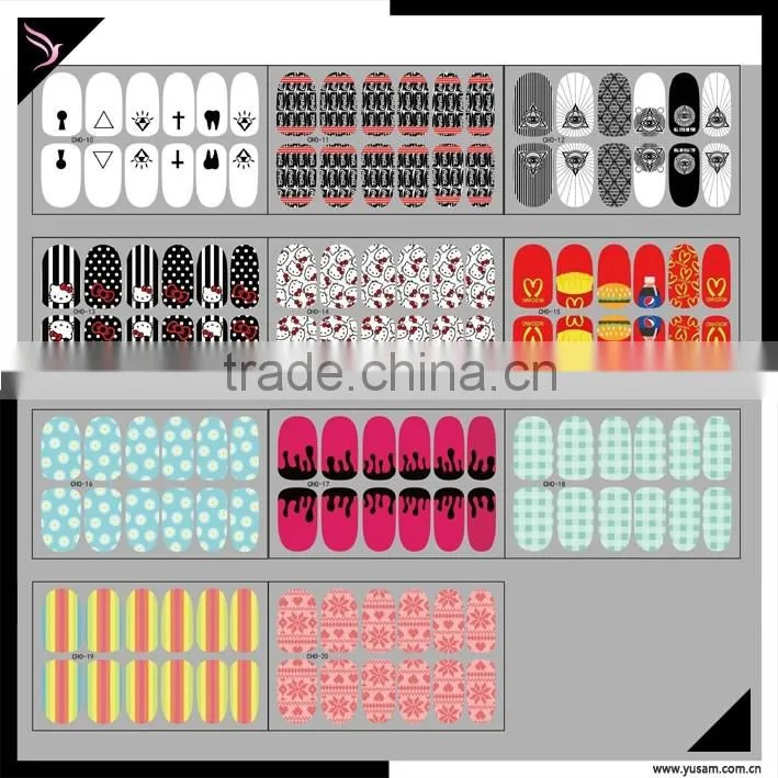 Girls Party Dresses 3D nail art beauty sticker nail sticker