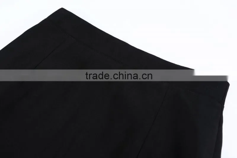 European Style Black short pencil skirt
