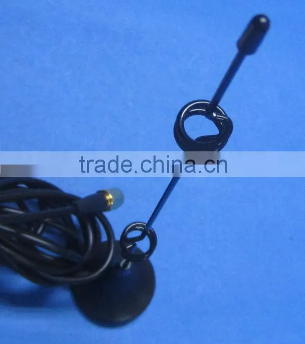 High quality 5dBi 800-960/1710-2170Mhz Magnetic Base GSM 3G antena RG-174 SMA/MCX/customize