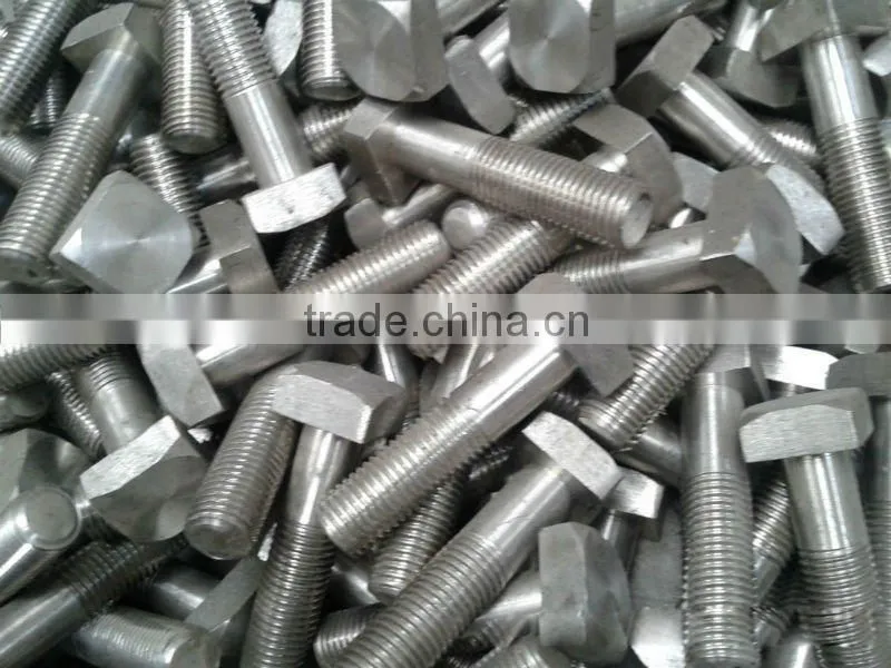 Square Head Bolts carbon steel blue white zinc