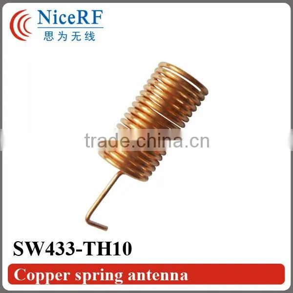 2015 SW433-TH10 Copper Spring Antenna 2.15dBi High Gain 433MHz Antenna