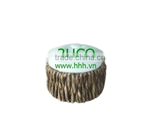 2015 New Product Water Hyacinth Tray for Home Decoration and Furniture