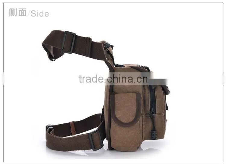 canvas Waist bag;men waist bag;fishing waist bag