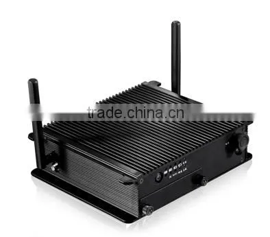 Industrial fanless mini pc with Intel E3815/Intel 2807 air power interface, wifi, VGA,rj45
