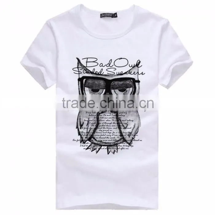 Printing T Shirts Cotton/ Custom Silk Screen Printing T Shirt/ Machine Screen Printing T Shirt