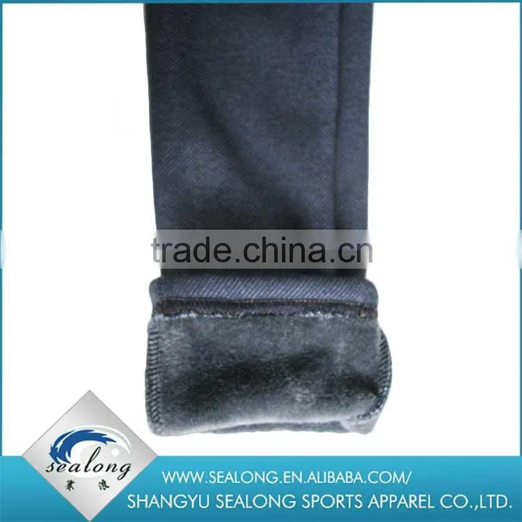 China wholesale women sexy LADIES WINTER DENIM LEGGING