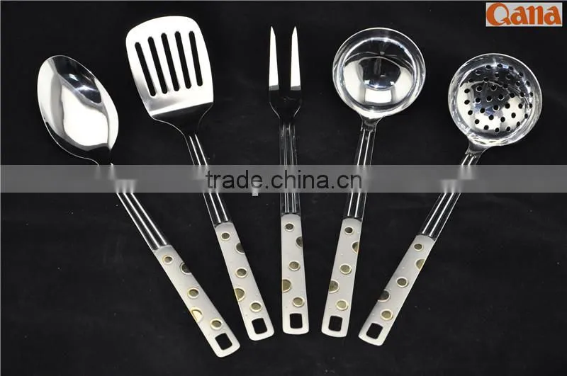 6Pcs Stainless Steel Kitchenware with High Quality/ Nice Kitchenware with Shelf