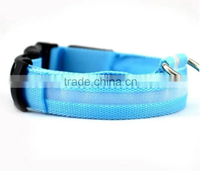 led pet collar,flashing led dog training collar and leash