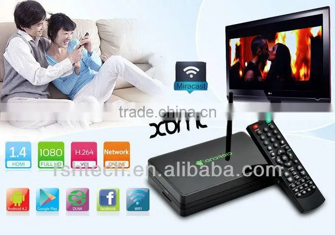 Mini Dual core android google tv box hd media player