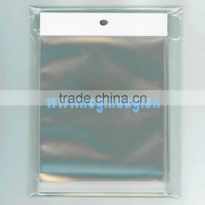 customized Clear OPP bag with header