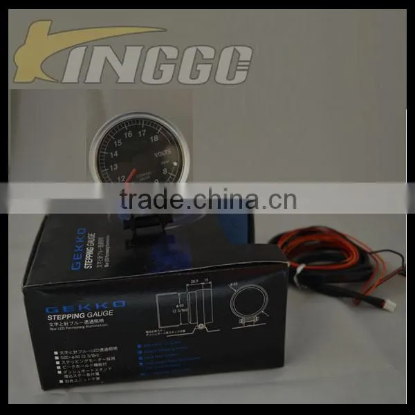 High Quality Blue Light 60MM Racing Auto Meter, Universal Auto Car Meter Hot Sale