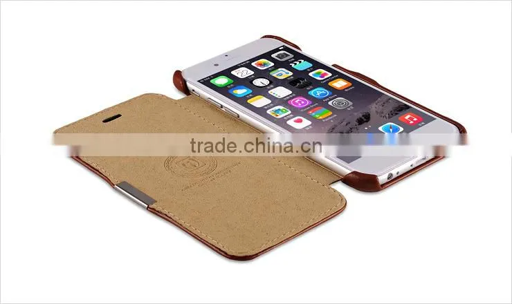 ICARER Genuine Leather Wallet Case for iPhone 6 / 6s /6 plus Flip Cover Vintage Series