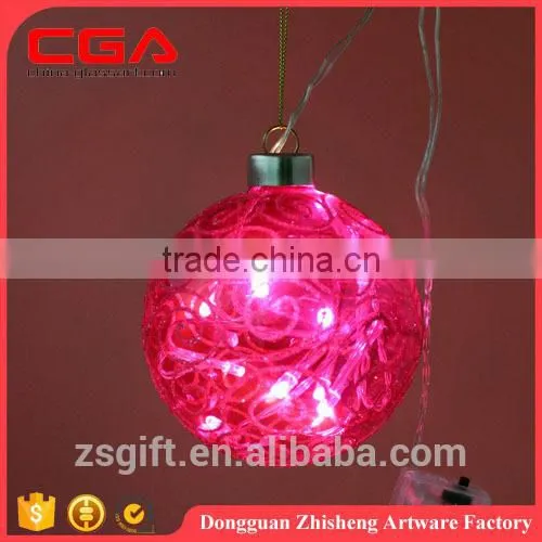 Indoor & Outdoor Christmas LED light ornaments baubles LED light christmas decorations