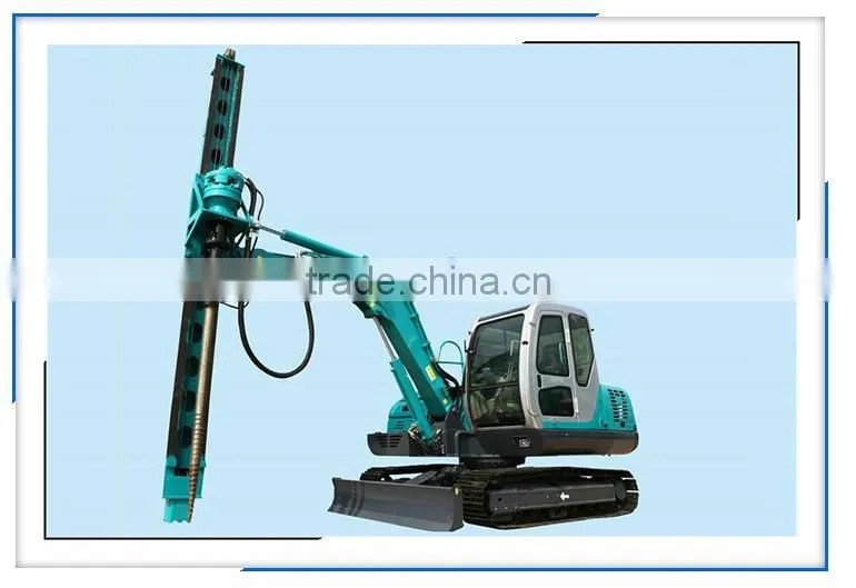 Ground screw pile driver In China factory