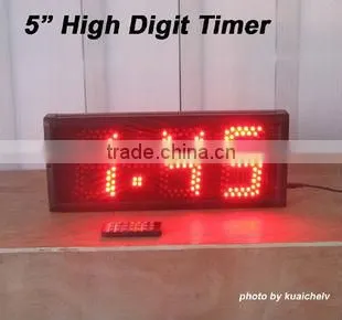 6 inches 7 segment countdown timer counter score indicator/led digital timer display