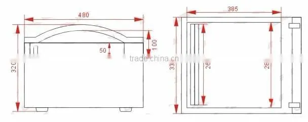 chicken feet vaccum packing machine