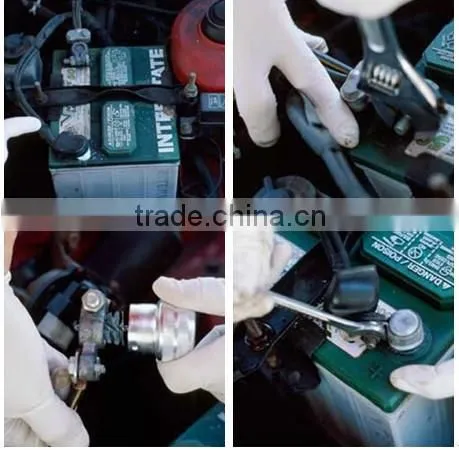 2 Pieces Elbow Zinc Battery Terminals