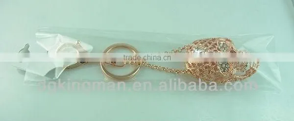 Good quality new style alloy key chain with coin